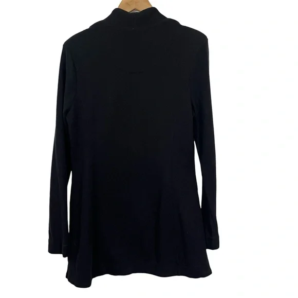 NIC + ZOE Grace Black Knit Jacket Fitted Blazer Women's L - Picture 8 of 9